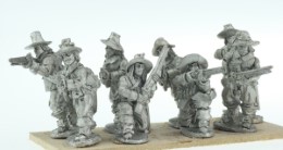 BIC-ECW032 - Dismounted Dragoons (broad brimmed hats)