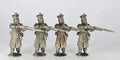 AWB31 British Infantry Standing Firing in Greatcoat and Bell Top Shako
