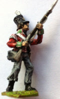CON-B047 - Line flank co. advancing, stovepipe shako