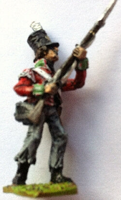 CON-B047 - Line flank co. advancing, stovepipe shako