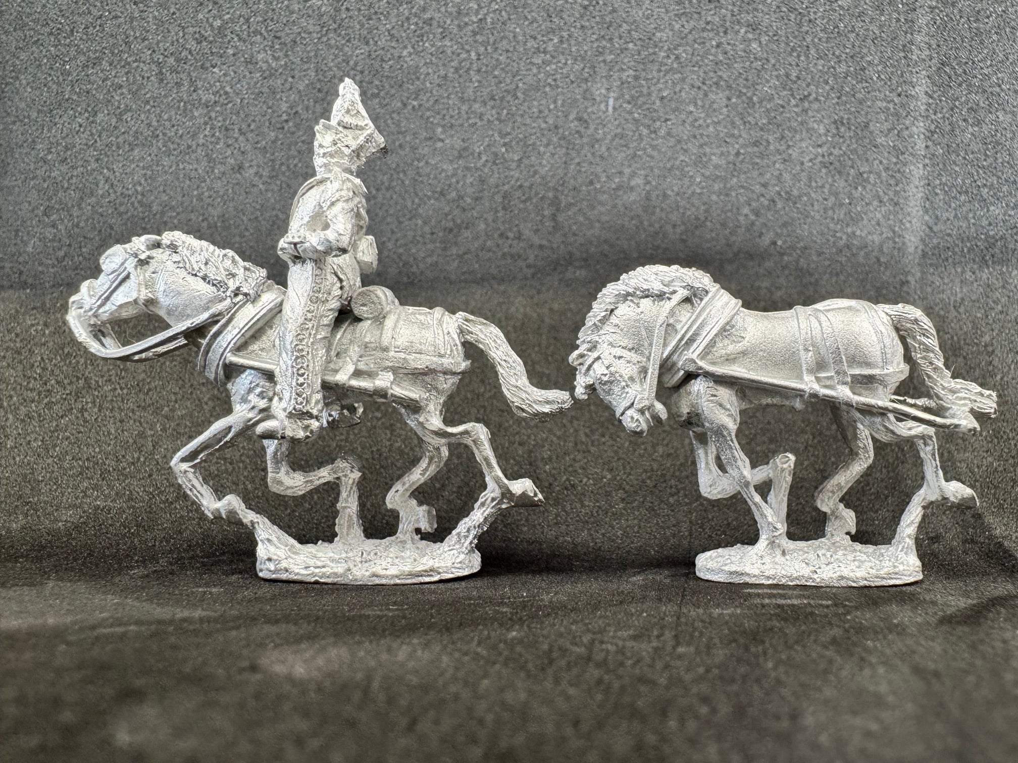 CON-E006 - 2 x Russian horse galloping & 1 rider
