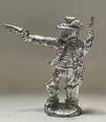 CON-AC062 - Confederate dismounted Cavalry Officer firing pistol, slouch hat