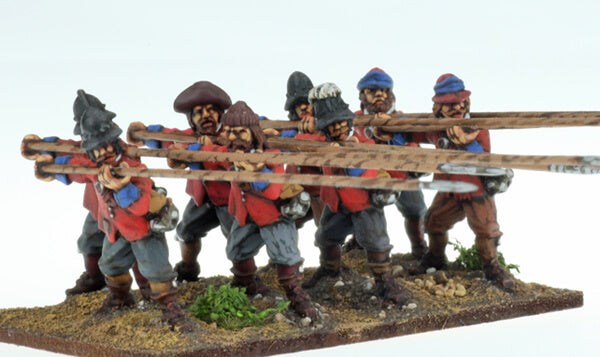 BIC-ECW002 - Unarmoured Pikemen at charge