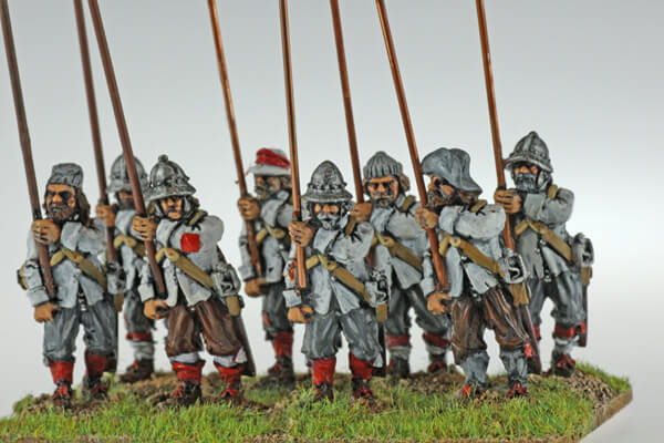 BIC-ECW006 - Unarmoured Pikemen marching