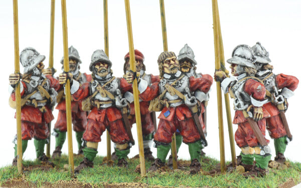 BIC-ECW008 - Armoured Pikemen at order