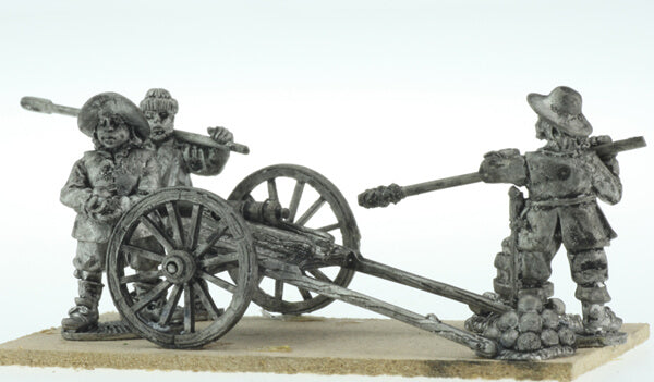 BIC-ECWG006 - Frame Gun with 3 crew (soft hats) loading