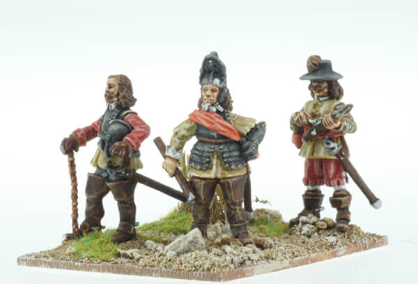 BIC-ECWPF022 - Edward Massey, Nathaniel Fiennes & Officer of horse