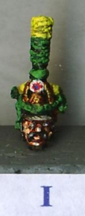 FLM-FNHI - Shako, cords & plume, moustache, chin scales fastened up around cockade