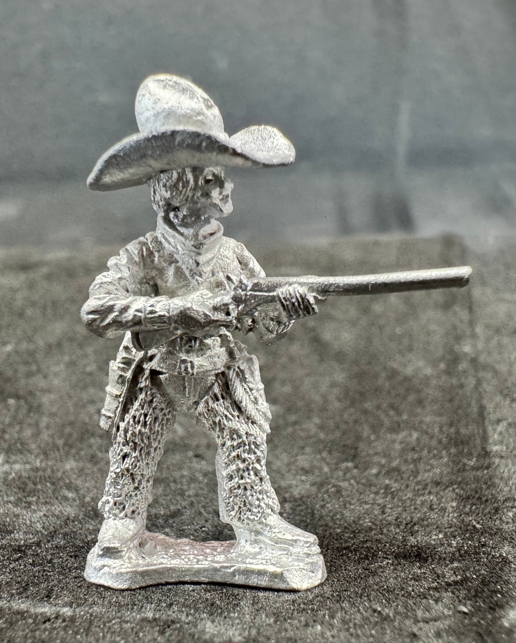 FLM-WG002 - Charlie young gun, firing double barrelled stotgun from waist