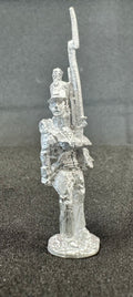 CON-B034a - Line centre co. marching, stovepipe shako